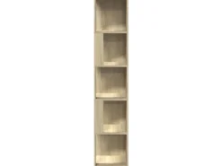 vidaXL Eckregal Sonoma-Eiche 33x33x164,5 cm Holzwerkstoff