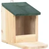 vidaXL Eichhörnchen Futterhäuser 4 Stk. Tannenholz