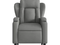vidaXL Elektrischer Massagesessel mit Aufstehhilfe Dunkelgrau Stoff Modell 6