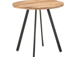 vidaXL Esstisch 80 cm Massivholz Akazie 320485