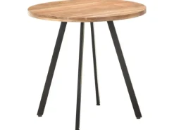 vidaXL Esstisch 80 cm Massivholz Akazie 320485
