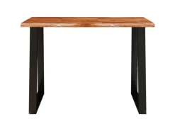 vidaXL Esstisch Baumkante 110x70x75 cm Massivholz Akazie