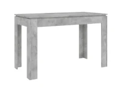 vidaXL Esstisch Betongrau 120x60x76 cm Holzwerkstoff