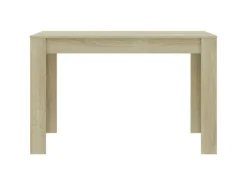 vidaXL Esstisch Sonoma-Eiche 120x60x76 cm Holzwerkstoff