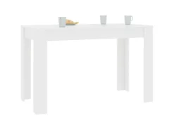 vidaXL Esstisch Weiß 120x60x76 cm Holzwerkstoff 800432