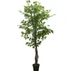 vidaXL Ficusbaum Künstlich 630 Blätter 120 cm Grün