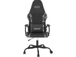 vidaXL Gaming-Stuhl mit Massagefunktion Schwarz Tarnfarben Kunstleder Modell 2