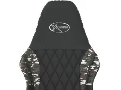 vidaXL Gaming-Stuhl mit Massagefunktion Schwarz Tarnfarben Kunstleder Modell 2
