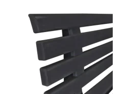 vidaXL Gartenbank 145,5 cm Kunststoff Anthrazit