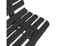 vidaXL Gartenbank 145,5 cm Kunststoff Anthrazit