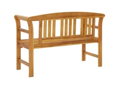 vidaXL Gartenbank 114 cm Massivholz Akazie
