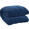 vidaXL Gewichtsdecke Blau 152x203 cm 7 kg Stoff Modell 1
