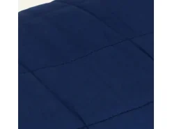 vidaXL Gewichtsdecke Blau 150x200 cm 7 kg Stoff