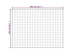 vidaXL Gewichtsdecke Blau 150x200 cm 11 kg Stoff Modell 1