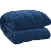 vidaXL Gewichtsdecke Blau 140x200 cm 10 kg Stoff Modell 1