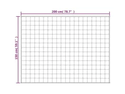 vidaXL Gewichtsdecke Blau 150x200 cm 7 kg Stoff Modell 1