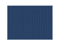 vidaXL Gewichtsdecke Blau 150x200 cm 7 kg Stoff Modell 1