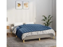 vidaXL Gewichtsdecke Blau 135x200 cm 10 kg Stoff Modell 1