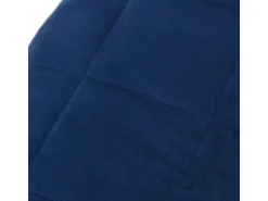 vidaXL Gewichtsdecke Blau 155x220 cm 11 kg Stoff Modell 1