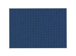 vidaXL Gewichtsdecke Blau 155x220 cm 11 kg Stoff Modell 1