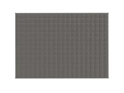 vidaXL Gewichtsdecke Grau 138x200 cm 10 kg Stoff Modell 1