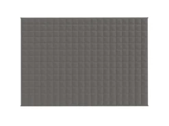 vidaXL Gewichtsdecke Grau 138x200 cm 6 kg Stoff Modell 1