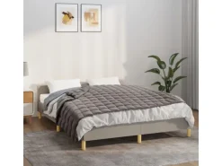 vidaXL Gewichtsdecke Grau 122x183 cm 5 kg Stoff Modell 1