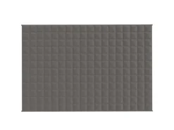 vidaXL Gewichtsdecke Grau 122x183 cm 5 kg Stoff Modell 1