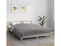vidaXL Gewichtsdecke Grau 200x200 cm 13 kg Stoff Modell 1