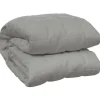 vidaXL Gewichtsdecke Grau 140x200 cm 6 kg Stoff