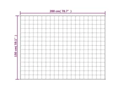 vidaXL Gewichtsdecke Grau 150x200 cm 11 kg Stoff Modell 1