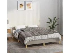 vidaXL Gewichtsdecke Grau 120x180 cm 9 kg Stoff Modell 1