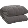 vidaXL Gewichtsdecke Grau 220x260 cm 15 kg Stoff
