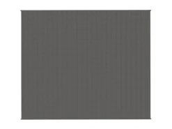 vidaXL Gewichtsdecke Grau 220x260 cm 15 kg Stoff
