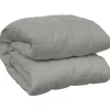 vidaXL Gewichtsdecke Grau 200x220 cm 9 kg Stoff