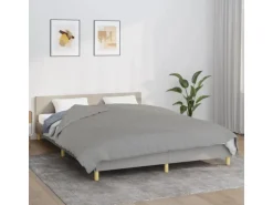 vidaXL Gewichtsdecke Grau 200x220 cm 9 kg Stoff