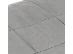 vidaXL Gewichtsdecke Grau 155x220 cm 11 kg Stoff