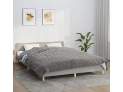 vidaXL Gewichtsdecke Grau 200x230 cm 13 kg Stoff