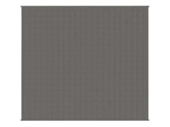 vidaXL Gewichtsdecke Grau 200x230 cm 13 kg Stoff