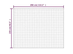 vidaXL Gewichtsdecke Hellcreme 235x290 cm 15 kg Stoff Modell 1