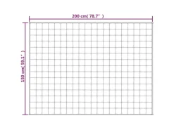 vidaXL Gewichtsdecke Hellcreme 150x200 cm 7 kg Stoff Modell 1