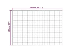 vidaXL Gewichtsdecke Hellcreme 140x200 cm 6 kg Stoff Modell 1