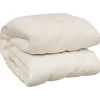 vidaXL Gewichtsdecke Hellcreme 200x230 cm 13 kg Stoff