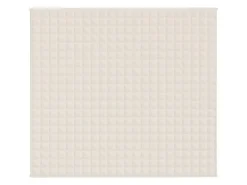 vidaXL Gewichtsdecke Hellcreme 200x230 cm 13 kg Stoff