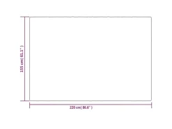 vidaXL Gewichtsdecke mit Bezug Grau 155x220 cm 7 kg Stoff