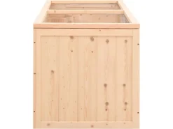 vidaXL Hamsterkäfig 104x52x54 cm Massivholz Tanne