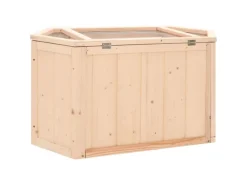 vidaXL Hamsterkäfig 80x40x43 cm Massivholz Tanne
