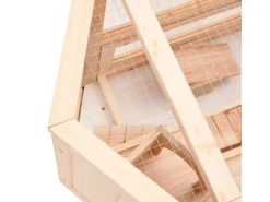 vidaXL Hamsterkäfig 80x40x43 cm Massivholz Tanne