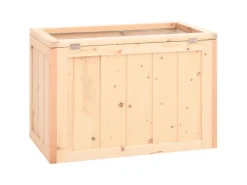 vidaXL Hamsterkäfig 60x35,5x42 cm Massivholz Tanne