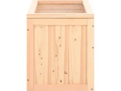 vidaXL Hamsterkäfig 60x35,5x42 cm Massivholz Tanne